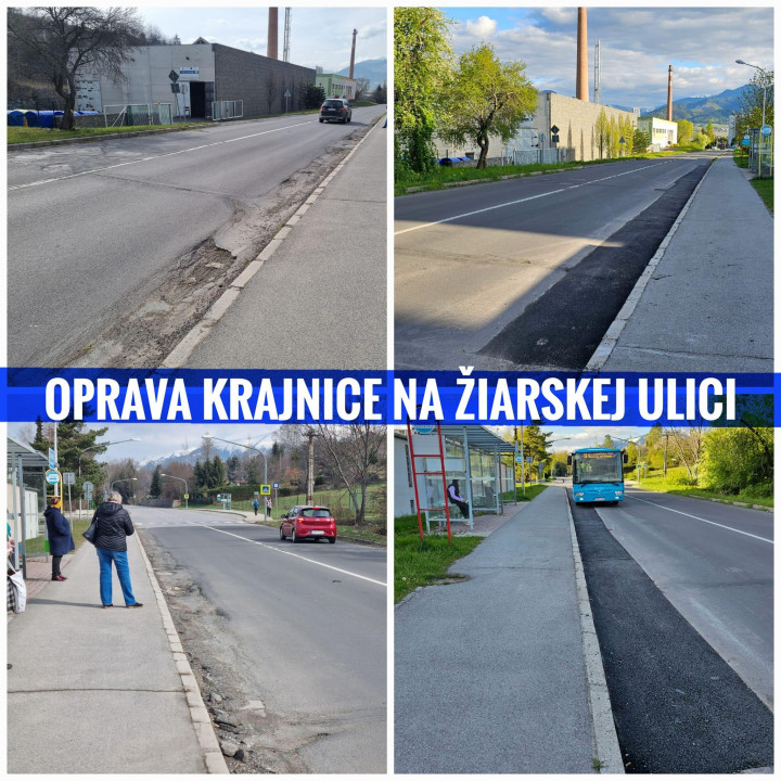 Stav pred a po oprave.