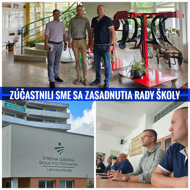 Zúčastnili sme sa zasadnutia Rady školy.