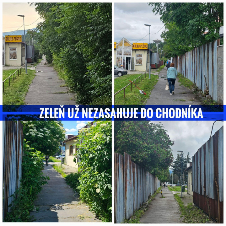 Situácie pred a po oreze.