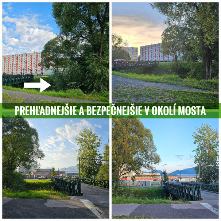 Kvôli prerasteným konárom bola zhoršená viditeľnosť najmä pre protiidúce vozidlá.